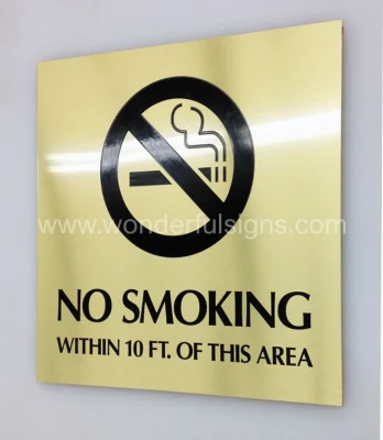  Manufacturer Custom School Decorative Brass Plaque Engraved Metal Plaque