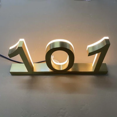 Sign Lighted Box Signs Wholesale LED House Numbers