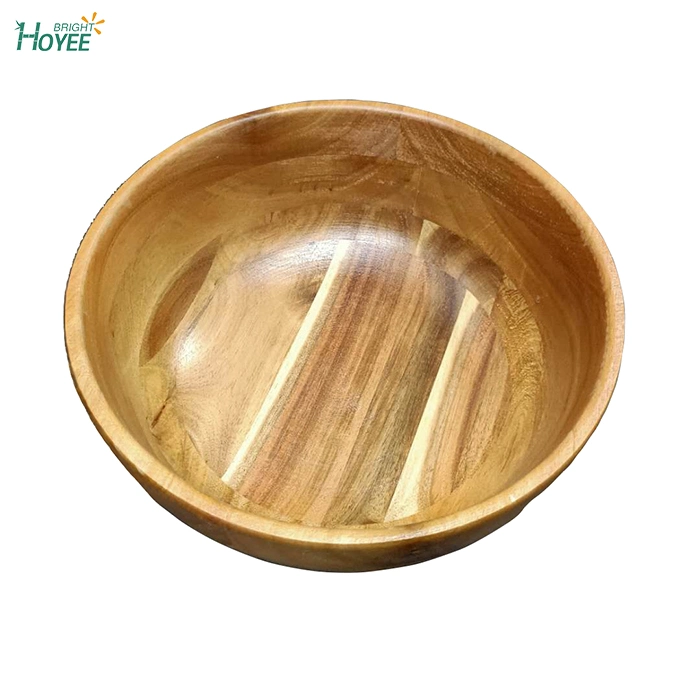 Acacia Salad Bowl Set Wood Fruit Bowl