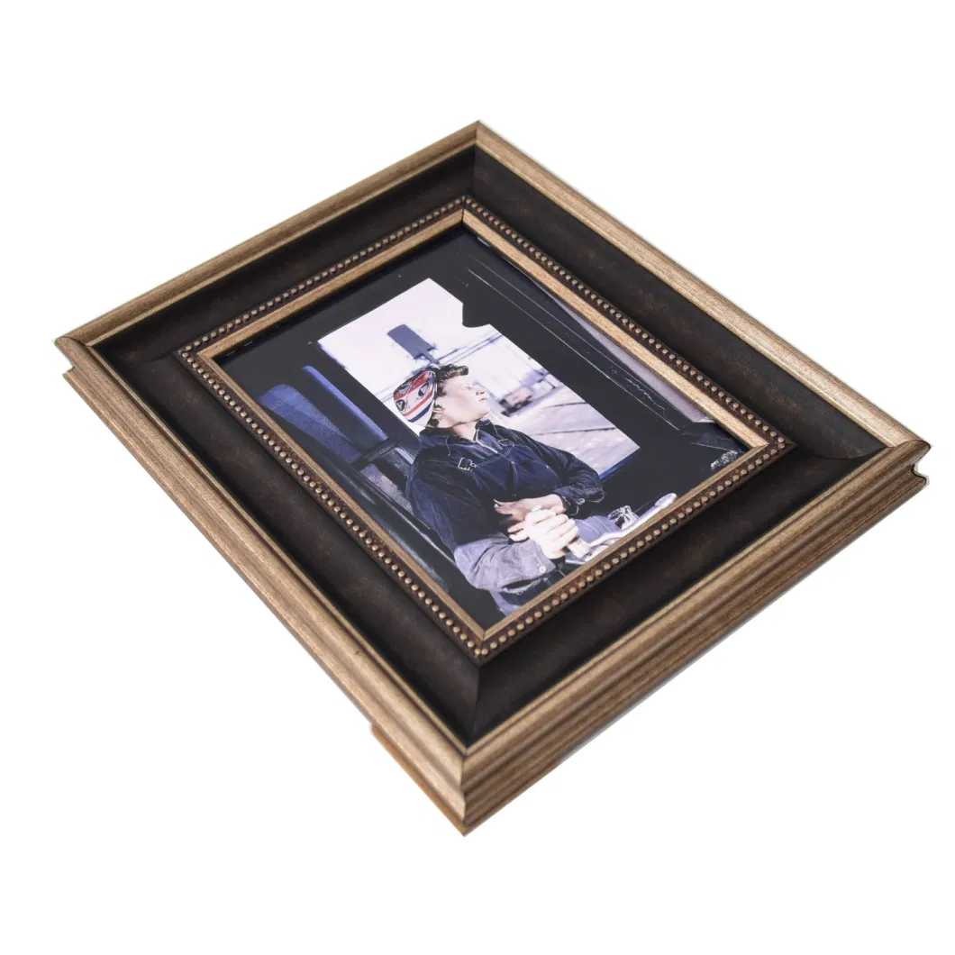 Hot Sale Antique Mirror Picture Frame Moulding PS Material Photo Frame for Decorating Hotel