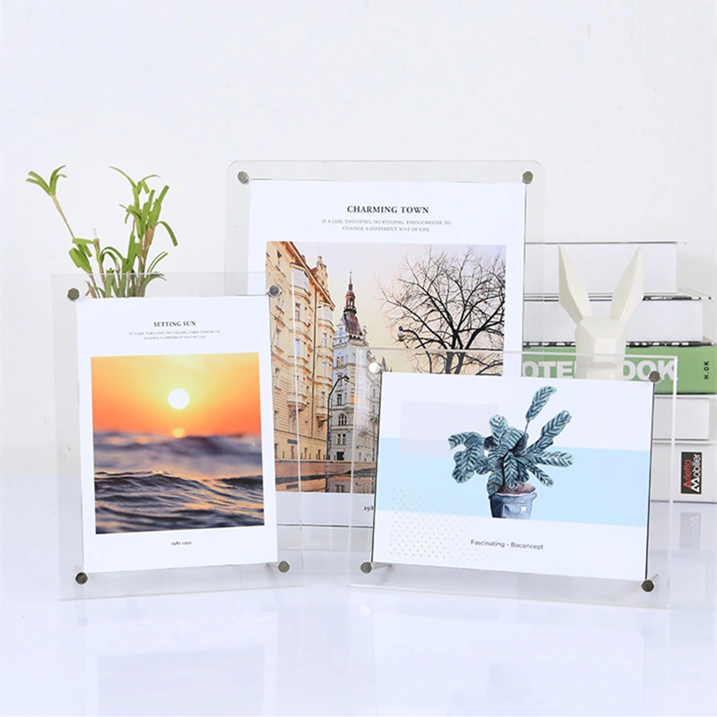 Simple Acrylic Photo Frame Crystal Table Photo Frame 0691