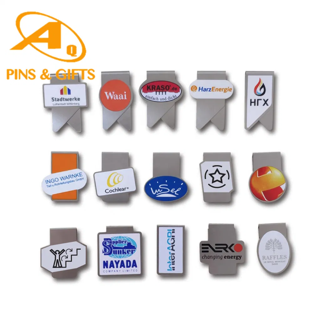 Hot Selling Cheap Bulk Custom Different Shapes Printing Flat Paper Clip