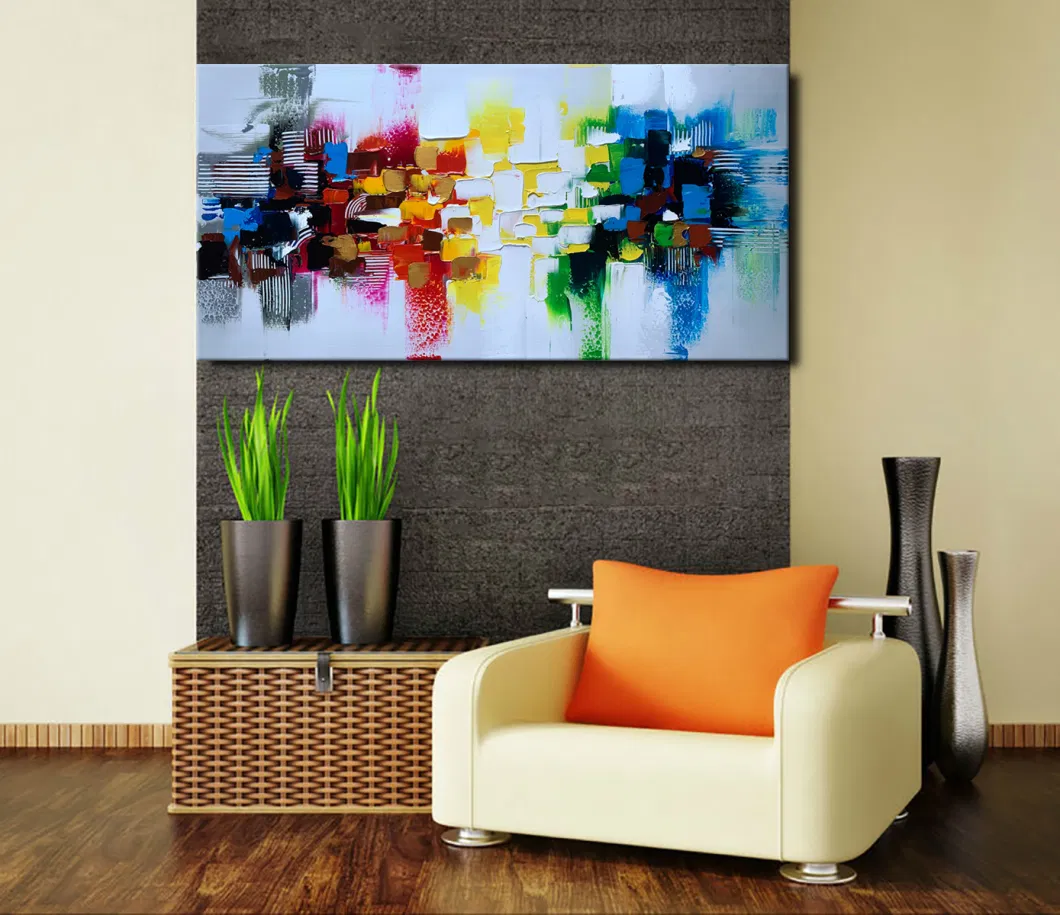 Handmade 3D Textured Abstract Canvas Wall Art Hand Painted Modern Oil Painting on Canvas