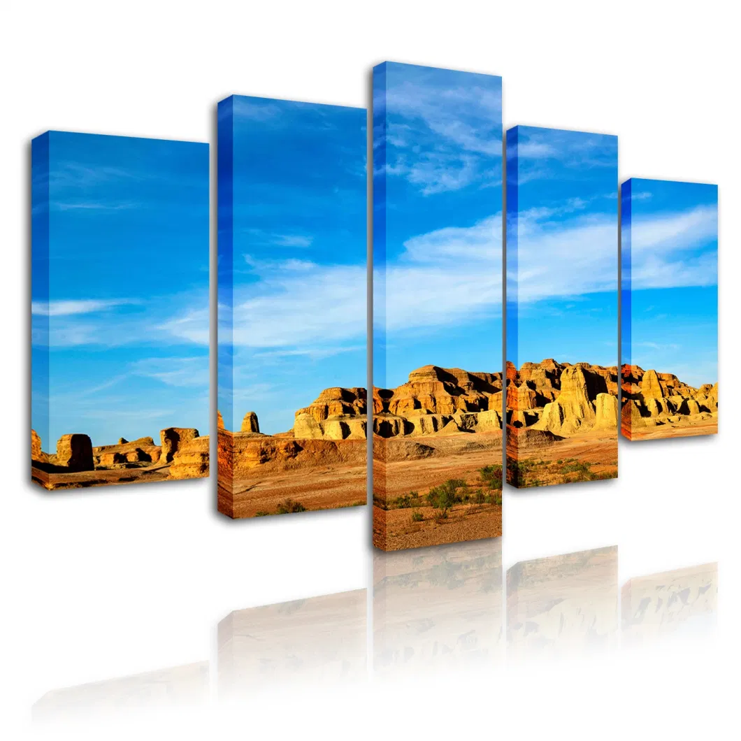 5 Panel 5 Piece Wall Art Painting Cheap Home Decor Landscape Scenery Modern Artwork Canvas Living Room Decoration