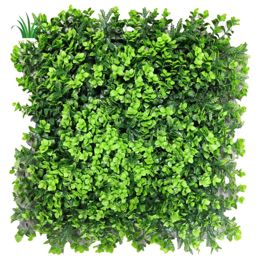 2024 Nice Wholesale Home Decor Best Grass Wall Mix Leaves Flowes Plastic Plants Artificial Green Wall