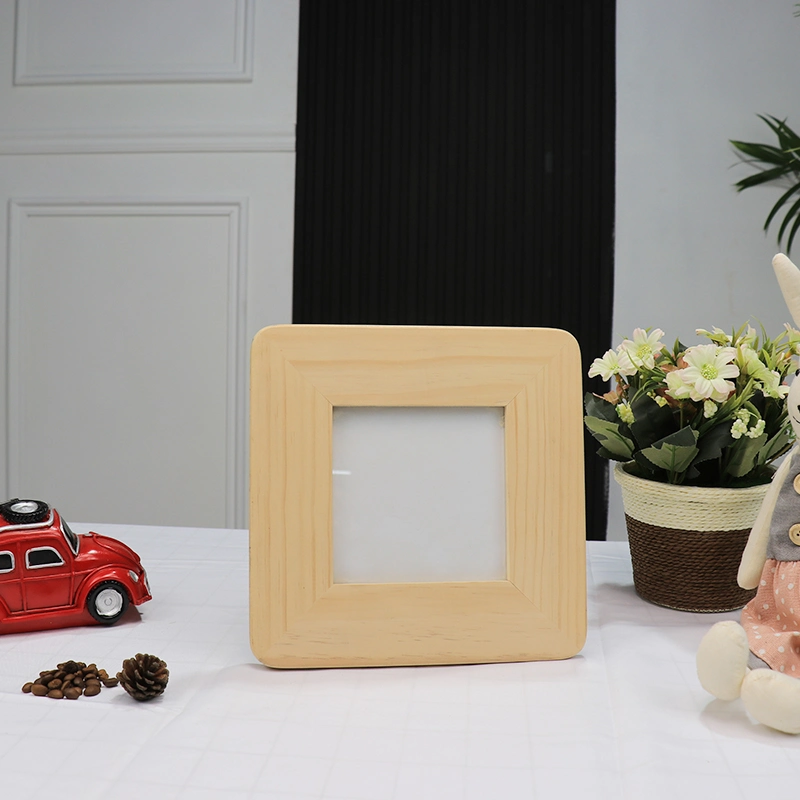 Wood Photo Frames Natural Rustic Solid Wooden Picture Frame Tabletop