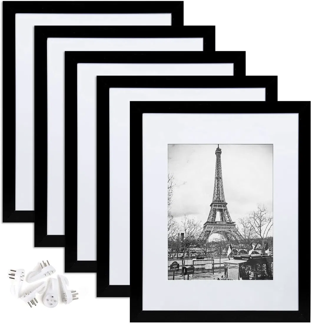 Black Wall Gallery Plastic Picture Frame for Living Room