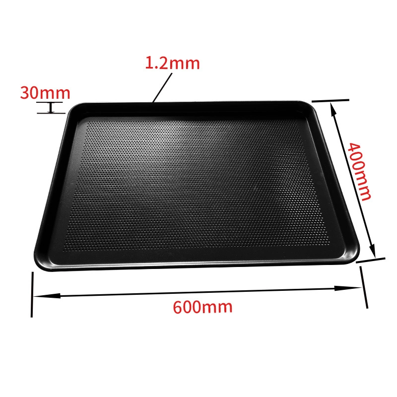 Premium Storage Rectangle Serving Tray for Baking Pan with Hollow Design Tray