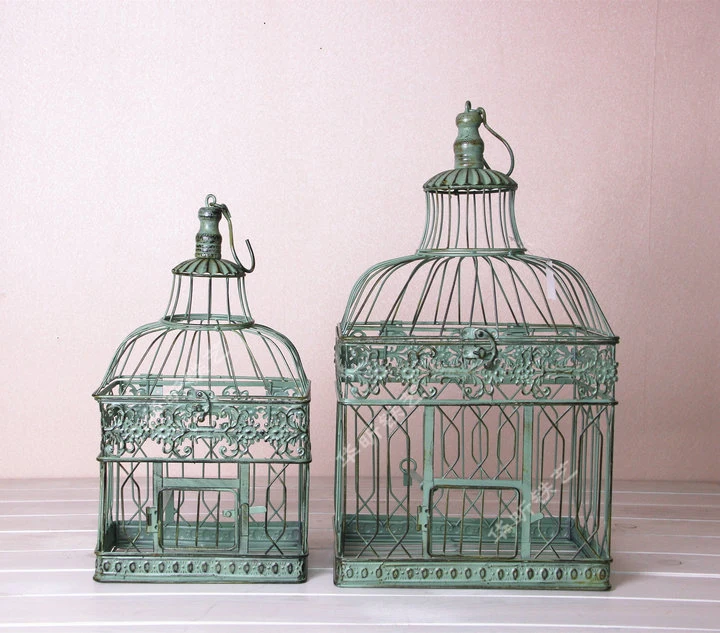 Hand Made Iron Bird Cage for Outdoor Decoration