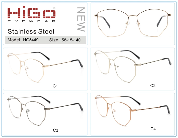 New Arrivals Unique Italy Design Eyeglasses Metal Optical Frame China Manufacturer Directory