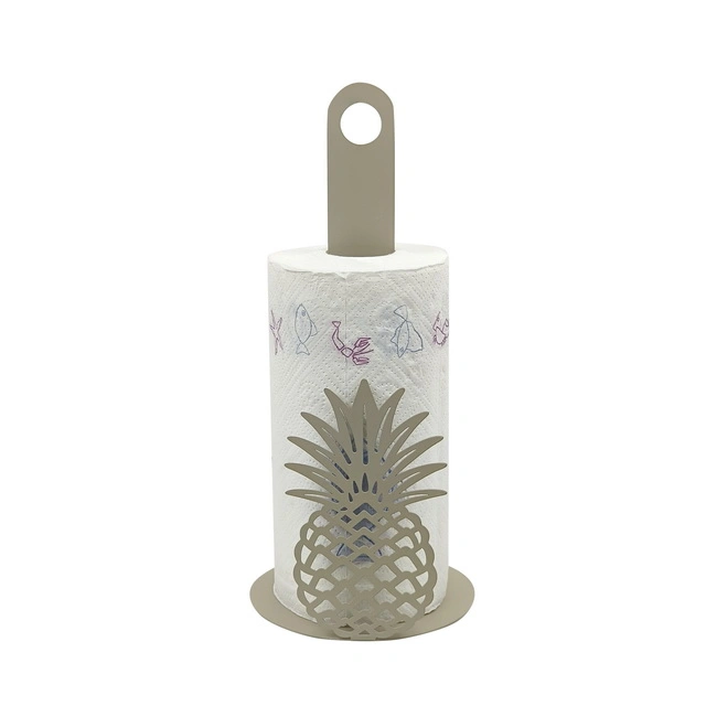 The New Fruit Pattern Iron Metal Table Tissue Rack Papers Roll Holder