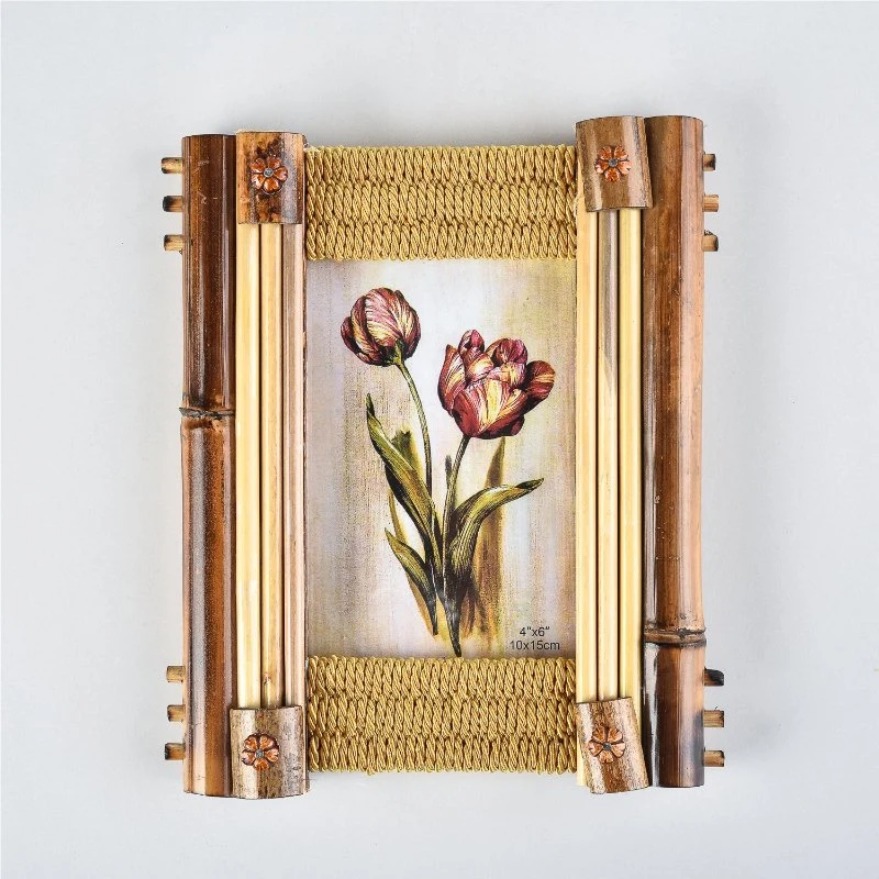 Unique Art Photo Frame for 4X6 Photo with Back Stand