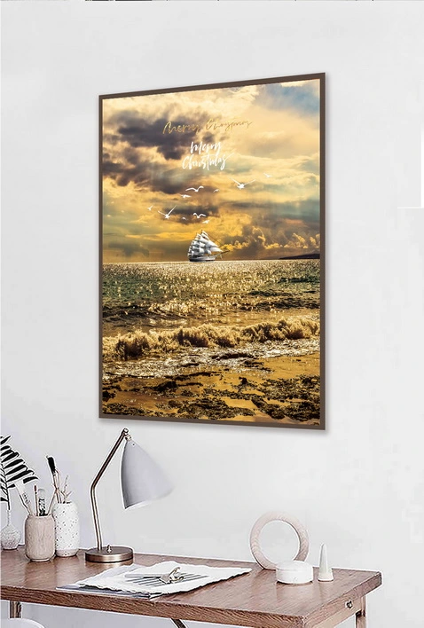 Landscape Scenery Beach Sea View Modern Canvas Wall Art Custom Cheap Home Hotel Decor Framed Picture Inspirational Quotes