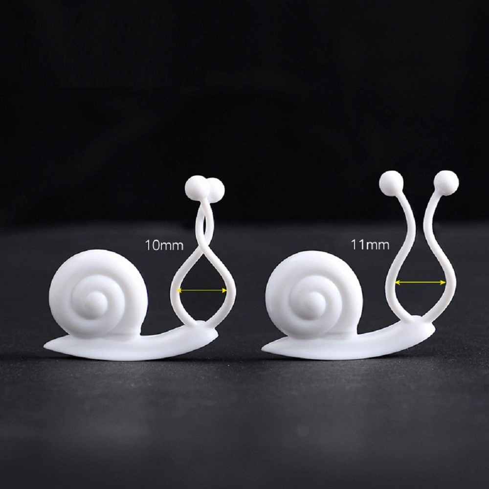 Vines Holder Cute Snail Shape Adhesive Vine Fixing Clip Plant Climbing Wall Clips Bl18429