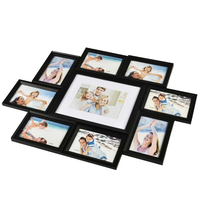 Photo Frame for Photo Booth Wall Mount Display for 9 Photos