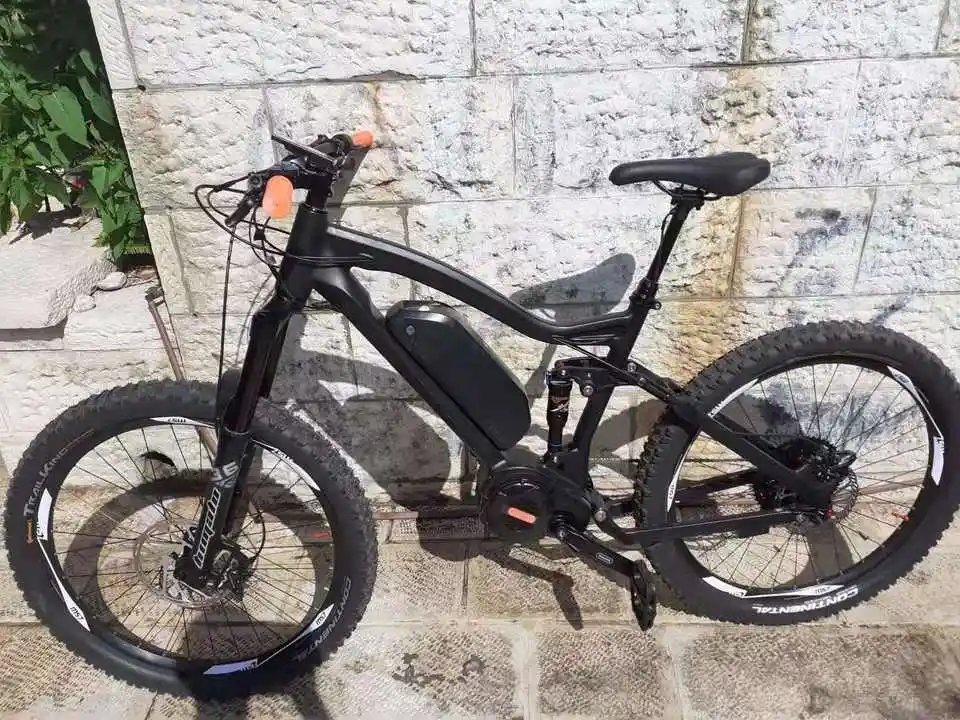 Bafang G510 Mountain Electric Bike 27.5 Inch M620 Full Suspension 19 Inch Aluminum Alloy Ultra G510 Frame for 8fun M620