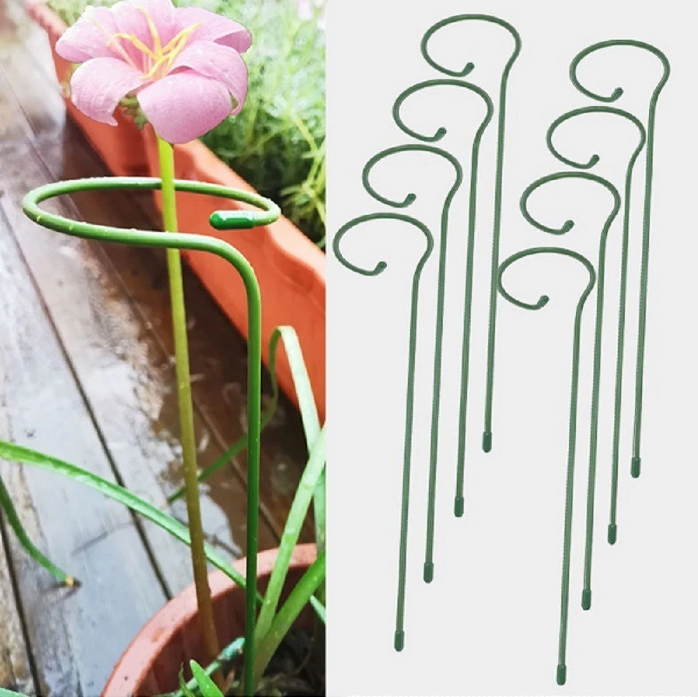 Flowers Support Metal Rod Ring Single Rod Garden Plant Support Bush Bl18432