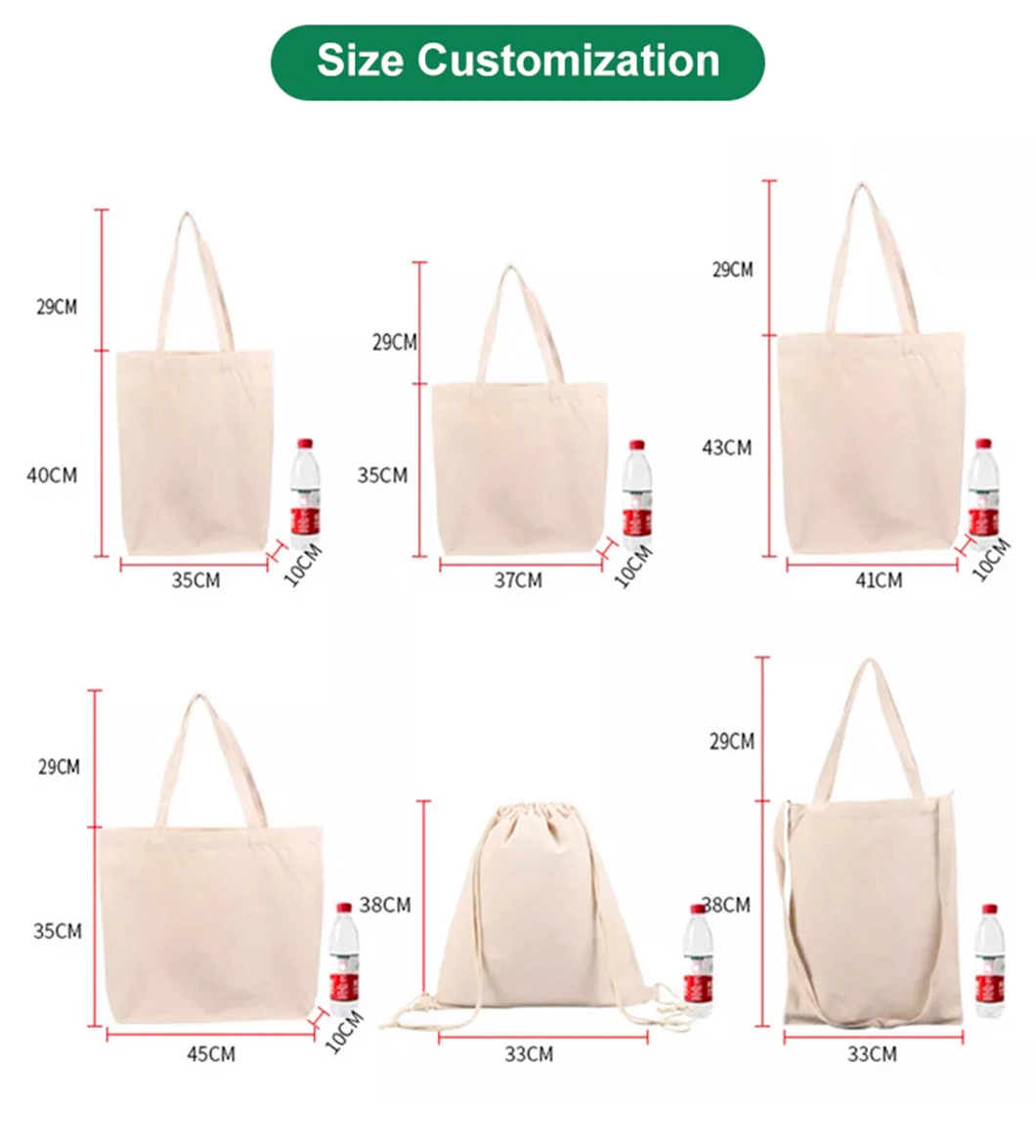 Hot Sale Giant Grocery Oversized Cotton Canvas Large Tote Bag with Custom Printed Logo