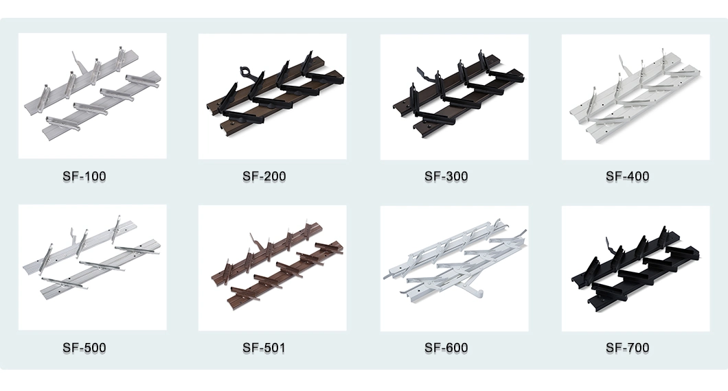 4inch &amp; 6 Inch Clip Sf-300 Model Louver Frame with Plastic Clip and Iron Handle