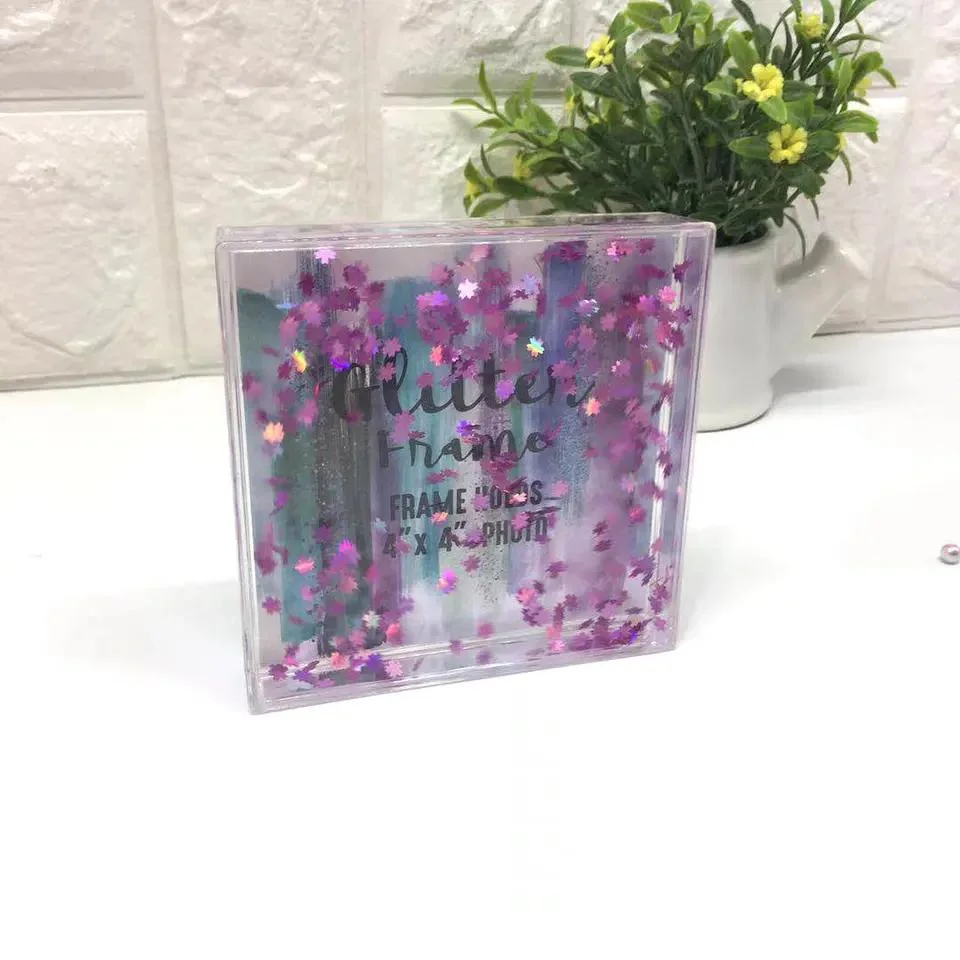 Glitter Water Frame Snow Globe Photo Frame Manufacturer