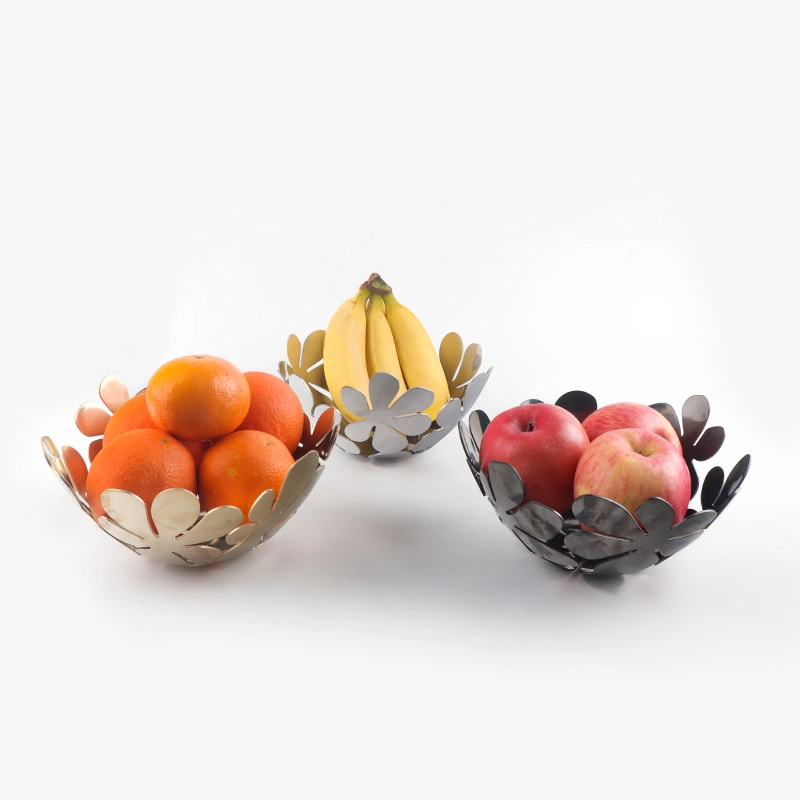 Stainless Steel Fashion Design Decorative Fruit Bowl