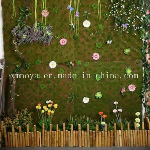 Cheap Artificial Synthetic Plastic Green Moss Grass Wall for Decoration