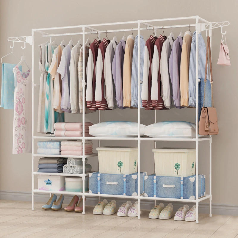 Storage Household Bedroom Clothes Hanger Simple Clothes Rack Single Pole Gantry Type Clothes Hanger