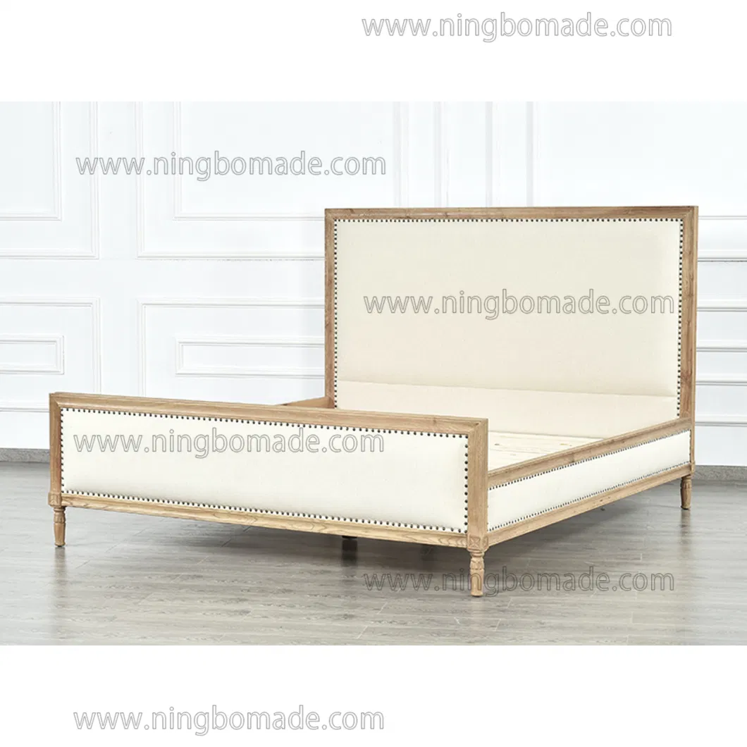 Cathedral White Wash Furniture Weather Brush White Double Bed Frame