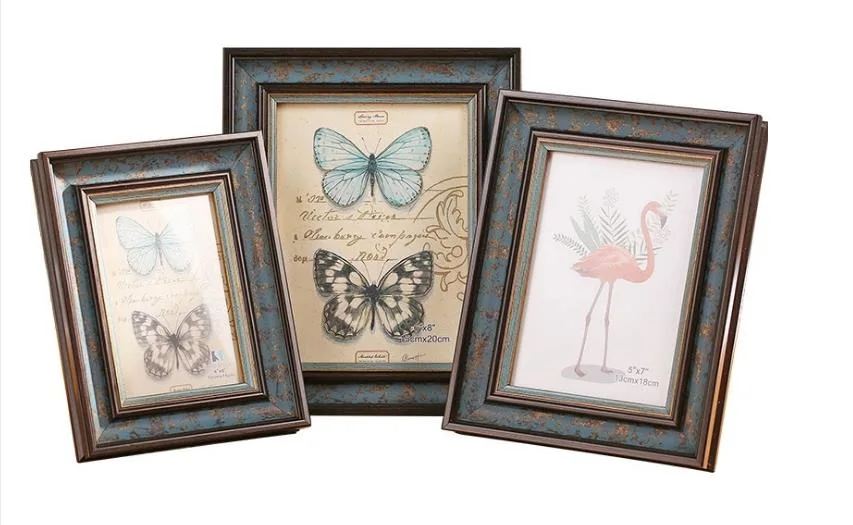 Wooden Photo Frame Color Paint Picture Frame Manufacturers for Home Decoration