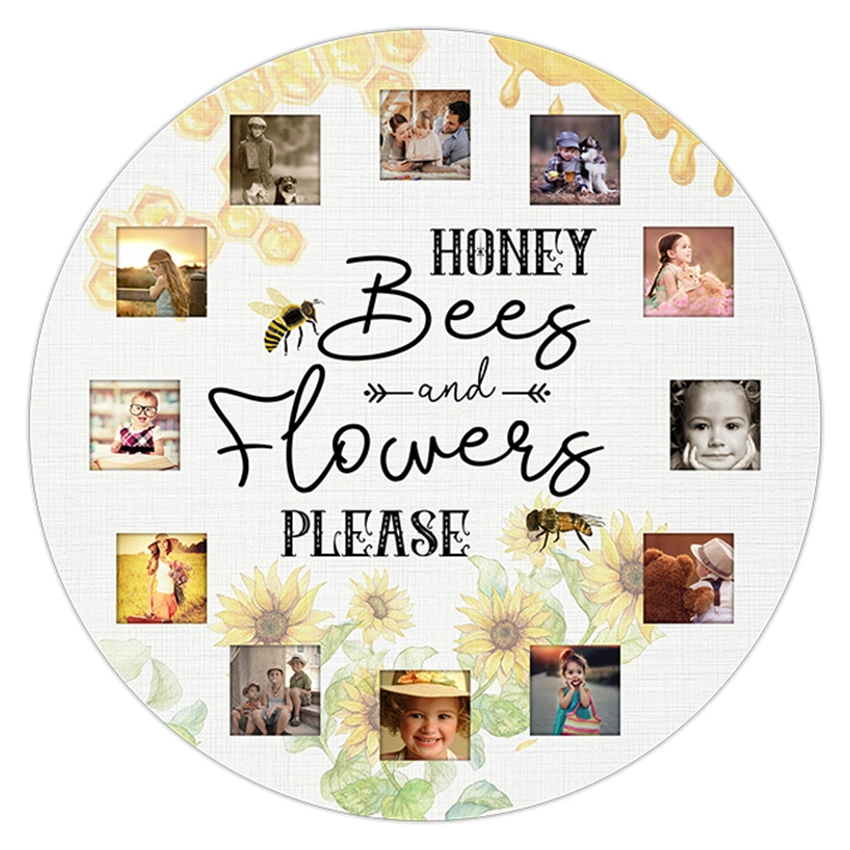 Bee Honey Popular Design MDF Wall Mounting Photo Frame