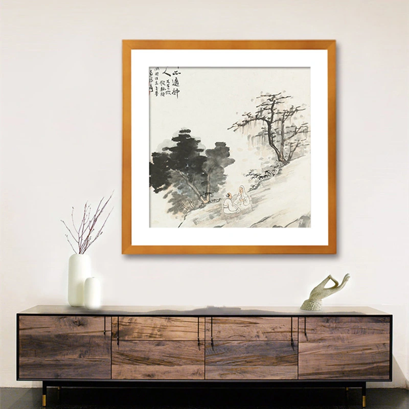 Chinese Painting Square Picture Frame Custom Calligraphy Calligraphy Wall Photo Frame 0694