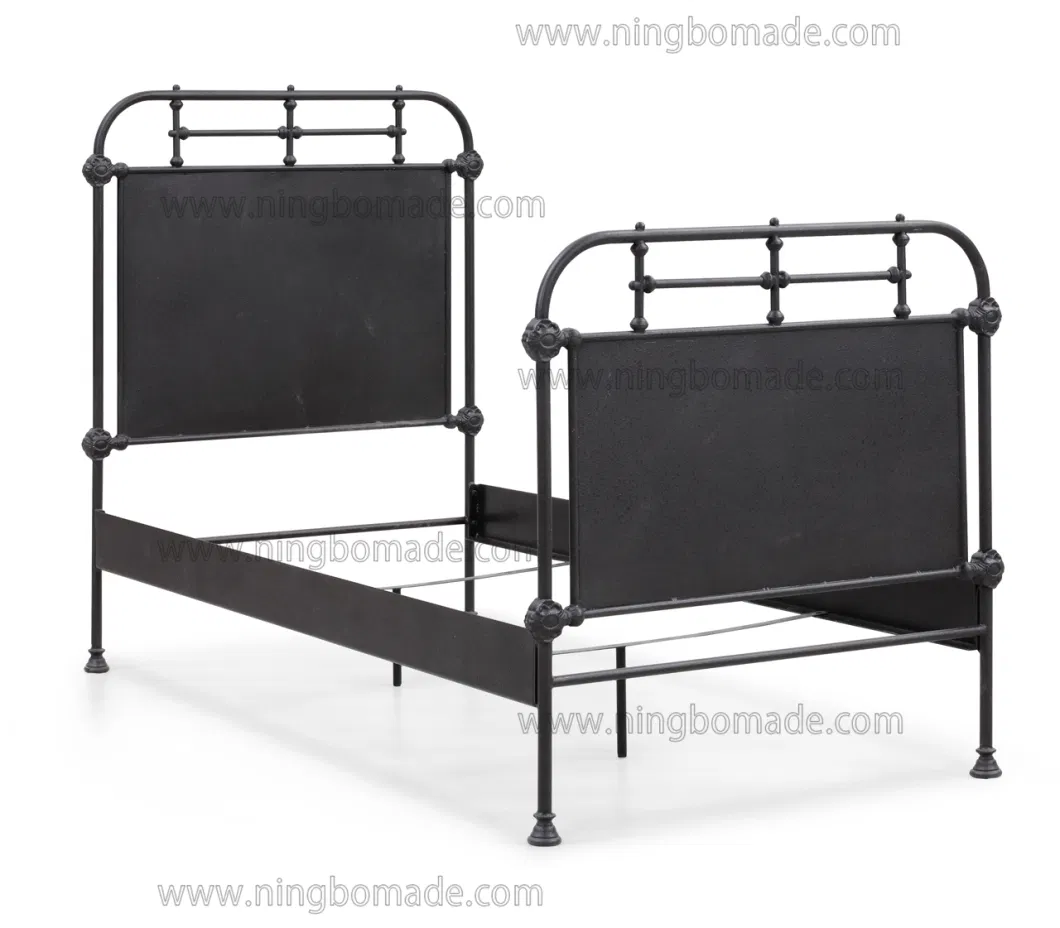 Modern Nordic Style Simple Pavilion-Style Light Luxury Iron Single Bed Frame