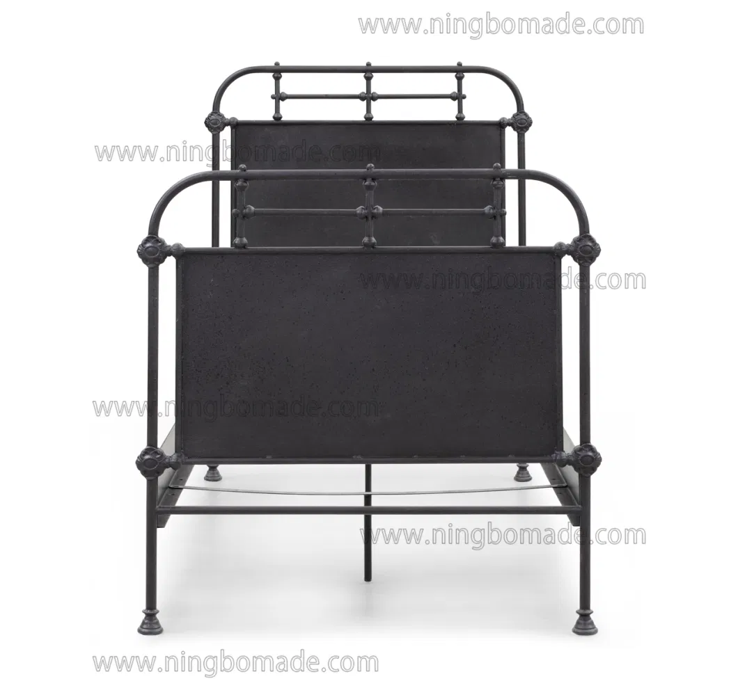 Modern Nordic Style Simple Pavilion-Style Light Luxury Iron Single Bed Frame