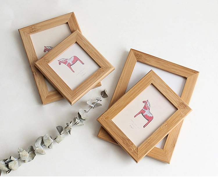 A3 A5 Mini Oak Rustic Fancy Colorful Red Photo Holder Cool Picture Frames with 5X7