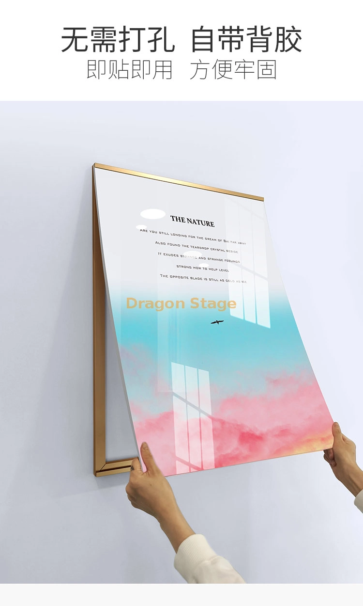 Dragonstage Acrylic Holder for Poster Picture Photo Sign Holder