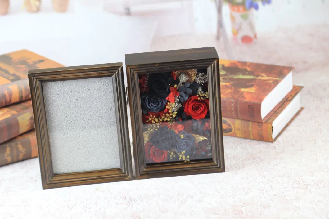 Premium Quality Preserved Flowers Preserved Preserved Photo Frame for Decoration