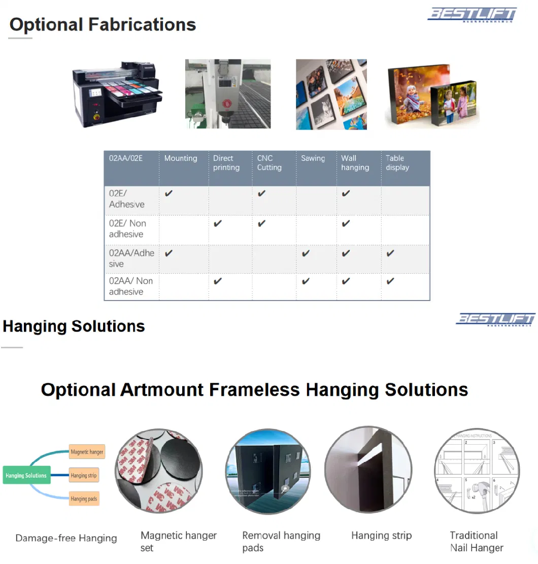 Square Design Decoration New Way to Install and Assembling Photo Frame