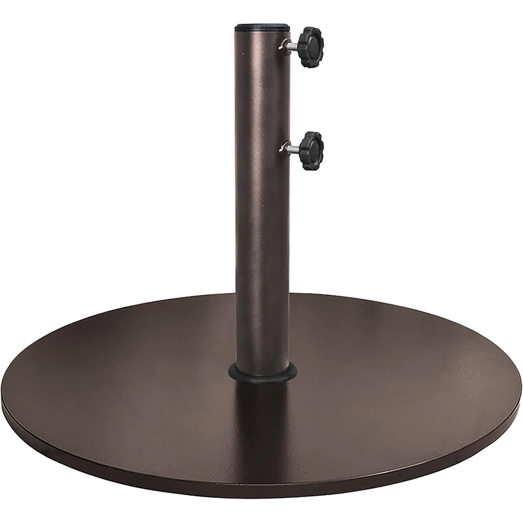 Jh-Mech Umbrella Base Stand Round Black Patio Umbrellas Bases