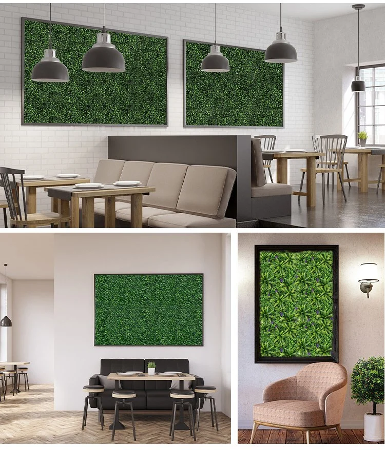 Factory Wholesale Price Grass Encryption Fake Plant Hedge Artificial Greenery Wall for Company or Shopping Mall Decoration