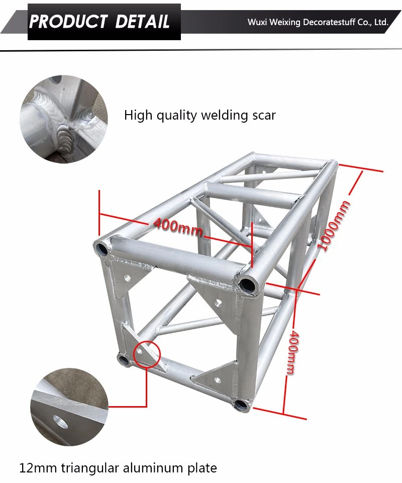 Customized Special Aluminium Truss with Special Structure, Heart-Shaped Frame, Five-Pointed Start