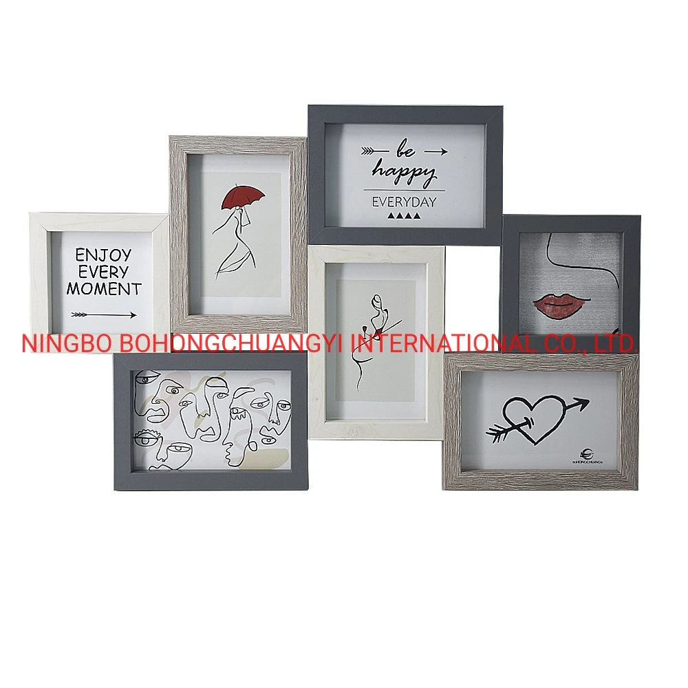 New Fashionable Collage MDF Photo Frames for Home Decor