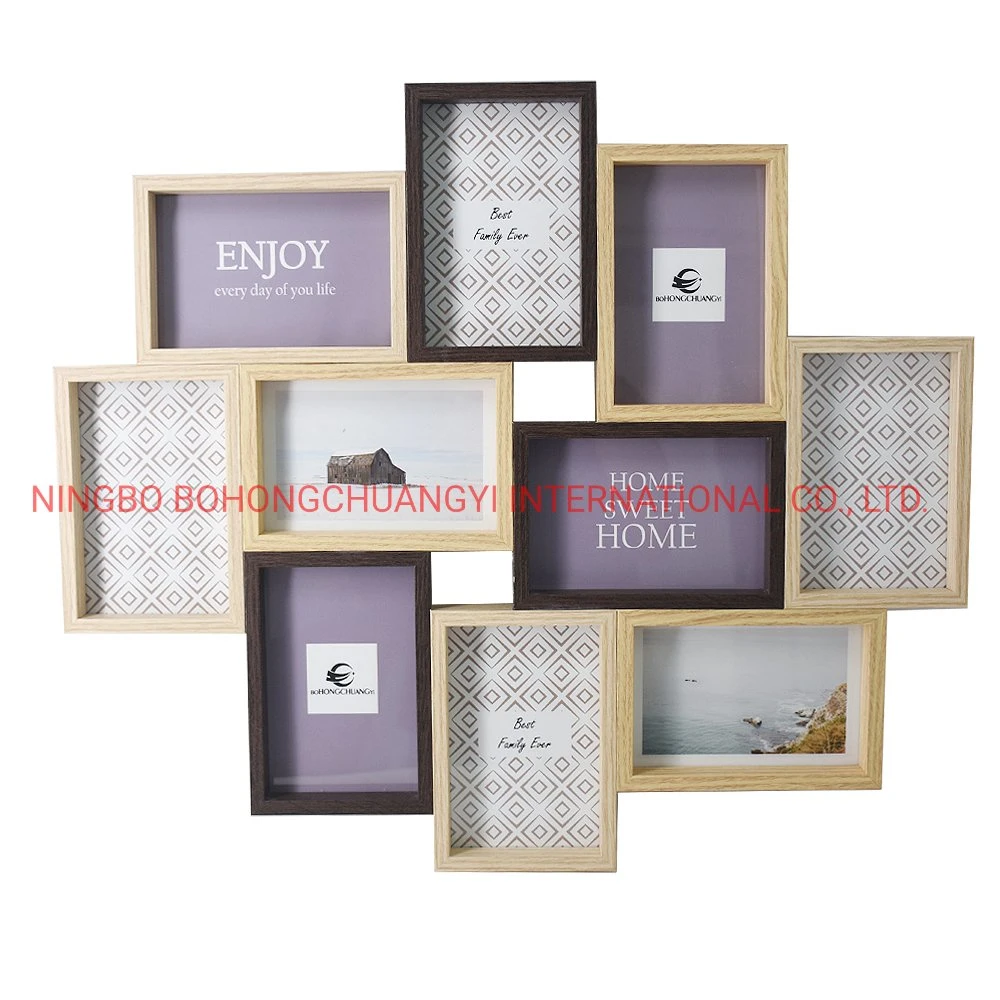 New Fashionable Collage MDF Photo Frames for Home Decor