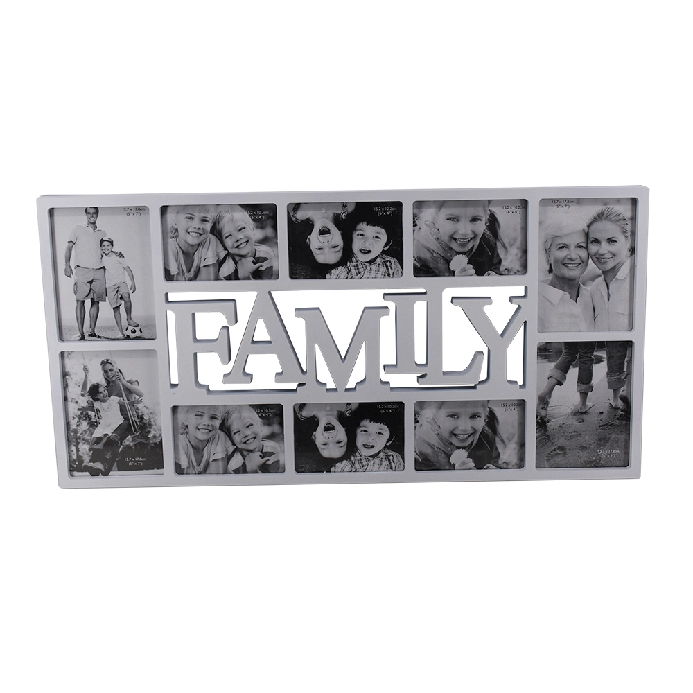 Injection Picture Photo Frame with Family Letters