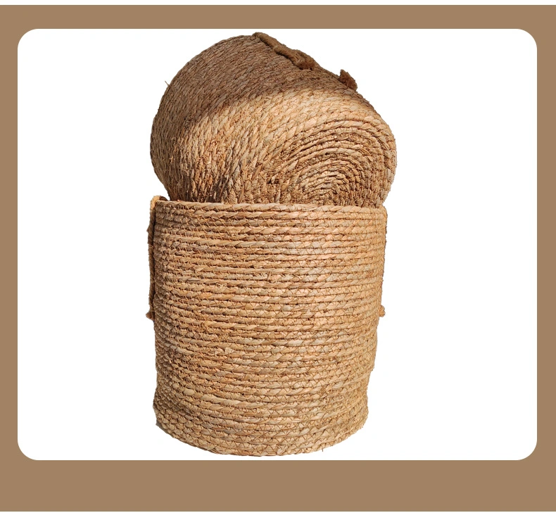 Storage Basket, Portable Miscellaneous Items, Straw Woven Multifunctional Sorting Basket