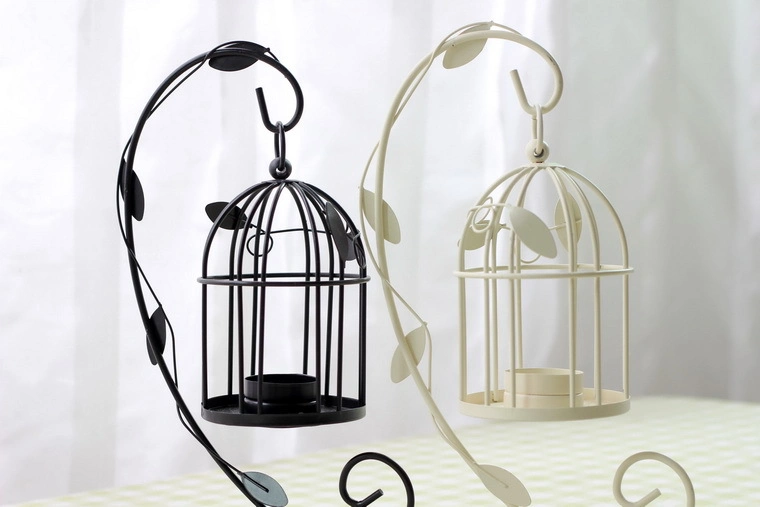 Hot Sale Iron Handmade Bird Cage with Powder Coating