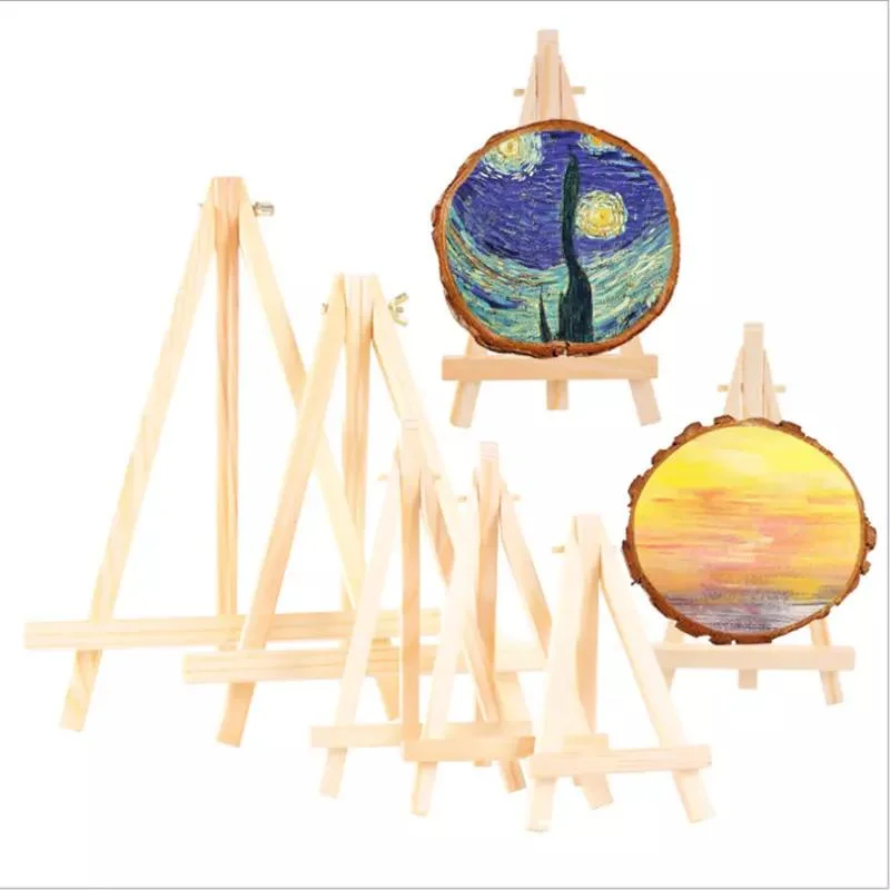 Customize Decoration Display Mini Wood Table Paint Easels