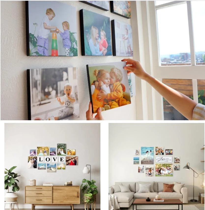 Removable Office Three-Dimensional Wall Decora Self-Adhesive Photo Frame