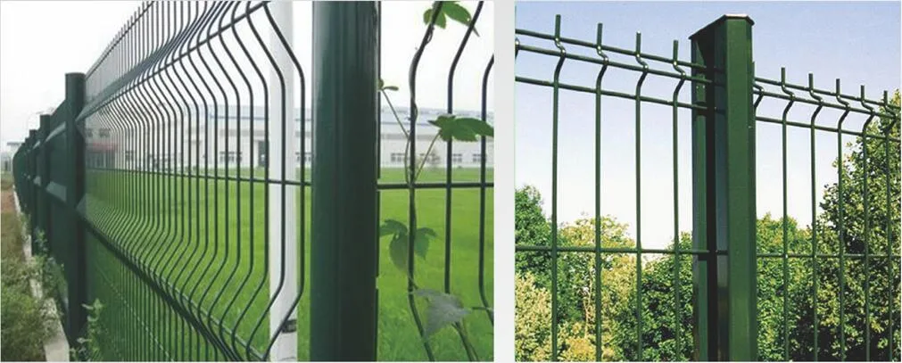 Bilateral Wire Guardrail Fence Welded Wire Mesh Chain Link Fence Isolation Frame Garden Road Protection