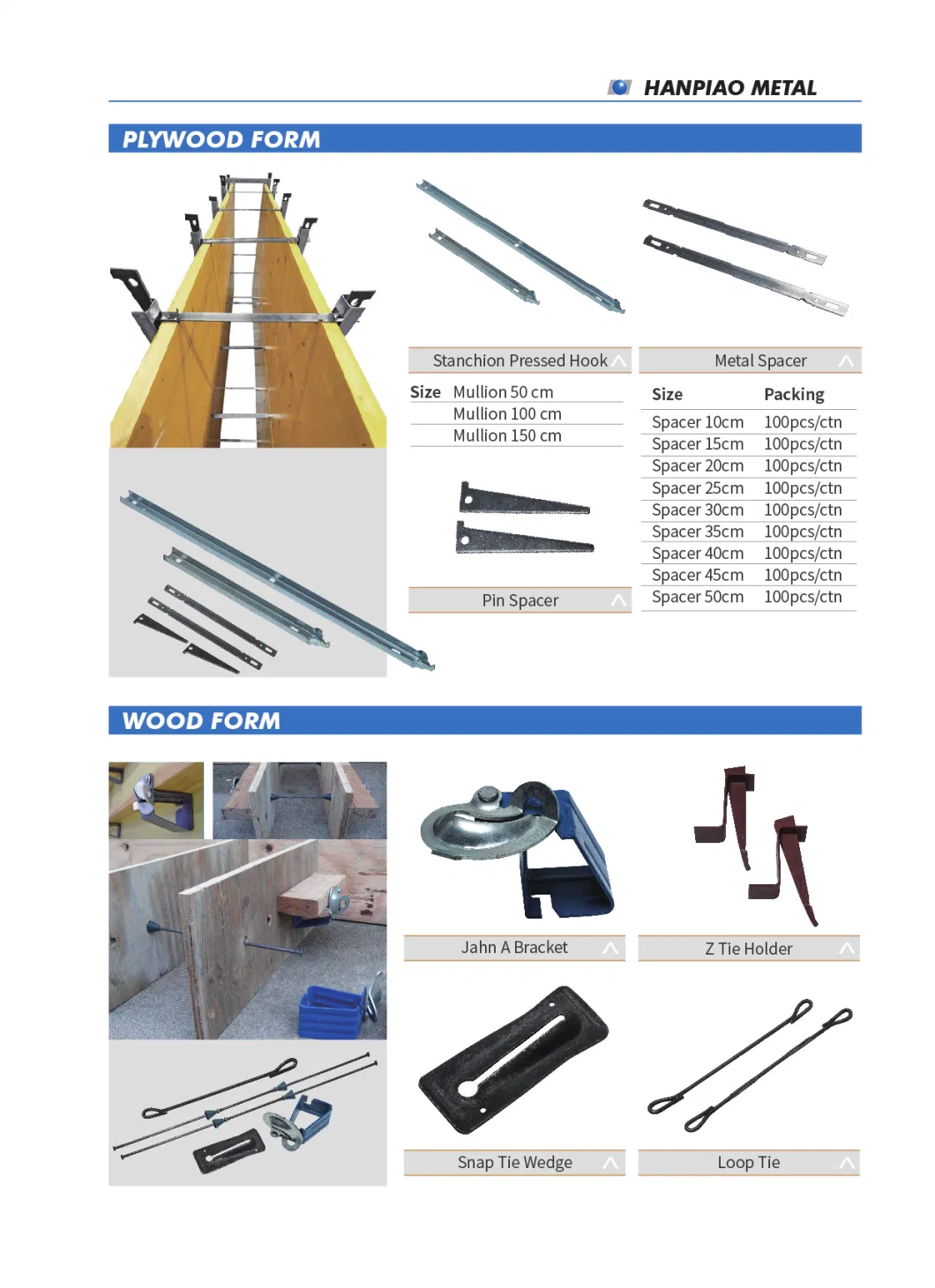 Spacers for Reinforced Concrete Wall