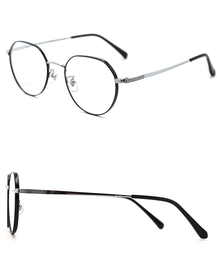 Fashion Womens Black Round Wire Frame Glasses Spectacle Frames